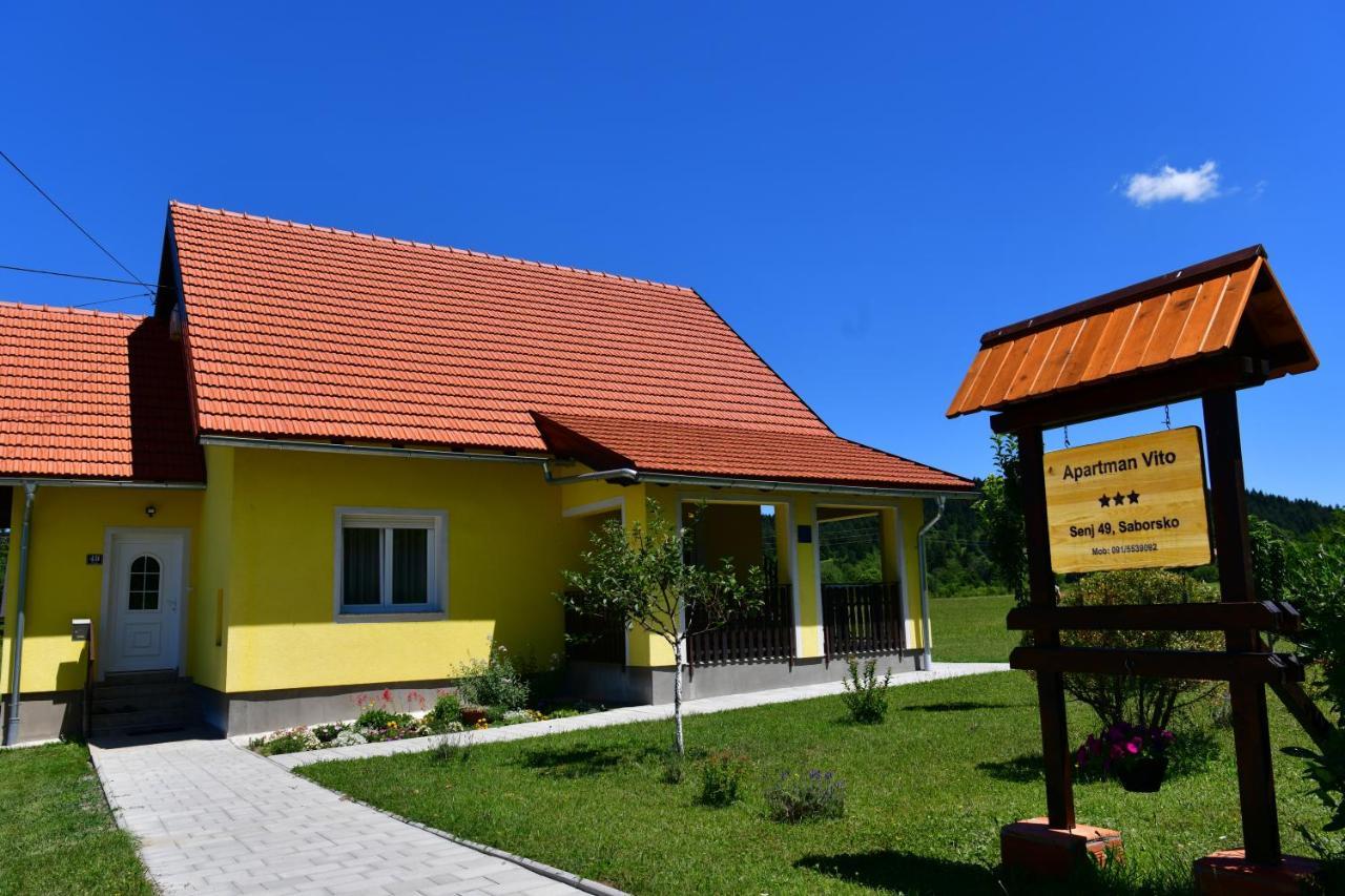 Apartman Vito Saborsko מראה חיצוני תמונה
